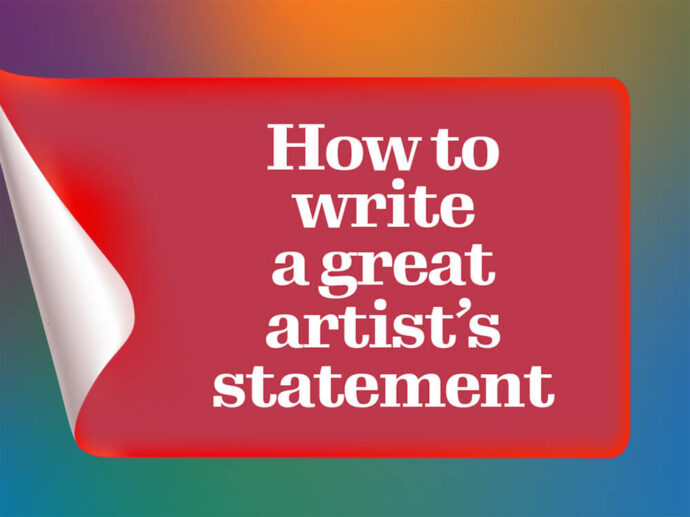 how to write a great artist's statement